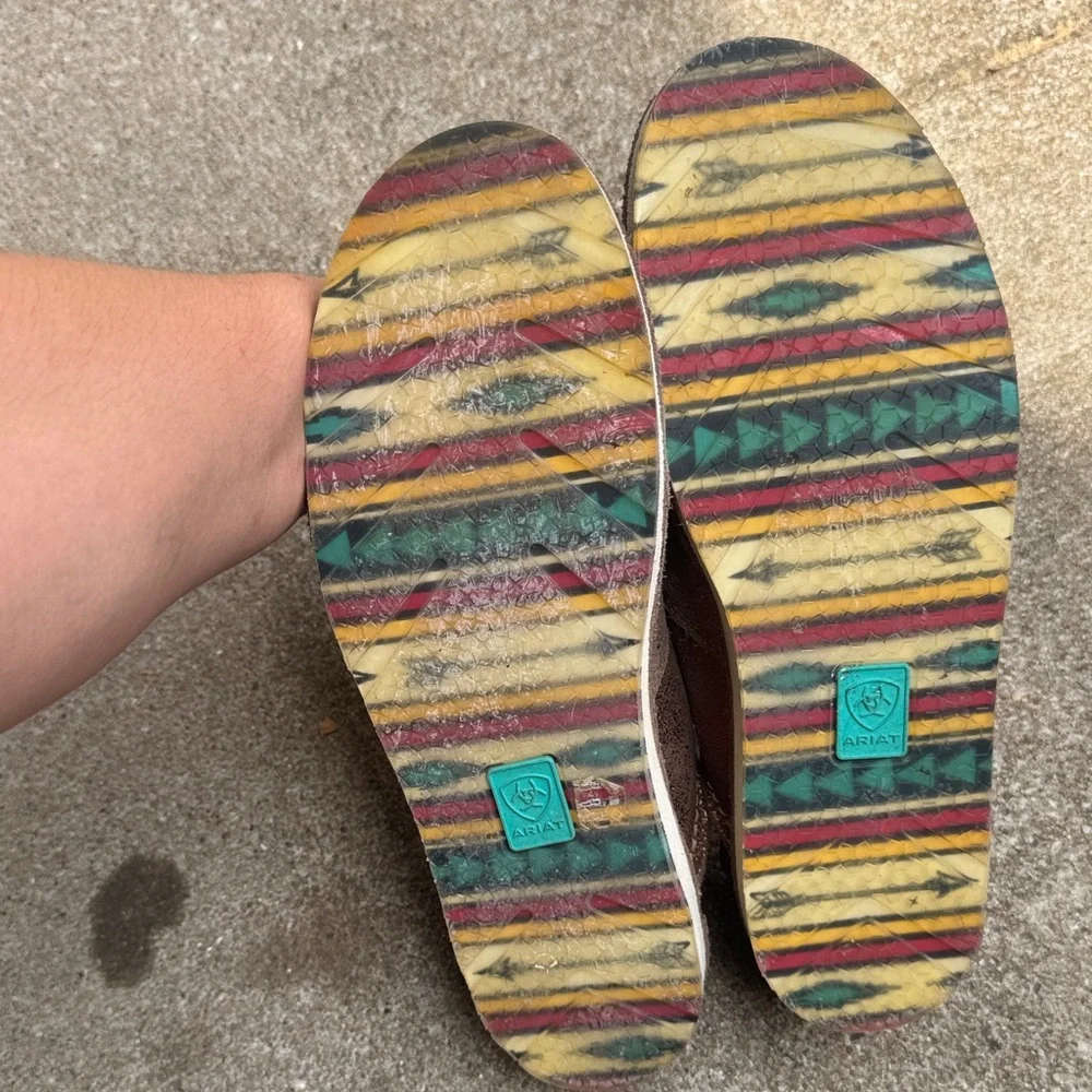 Ariat Brown and Multicolor Women's Moccasins - Picture 2 of 2